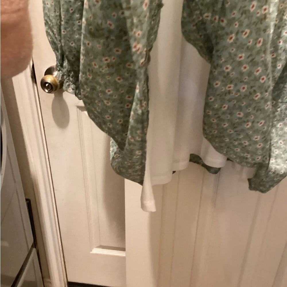 Show Me Your MuMu Kids Dress in Floral Green - Picture 5 of 5